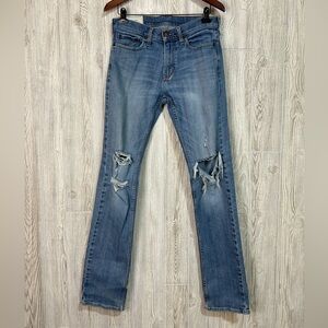 Hollister Distressed Slim Straight Jeans 31x36